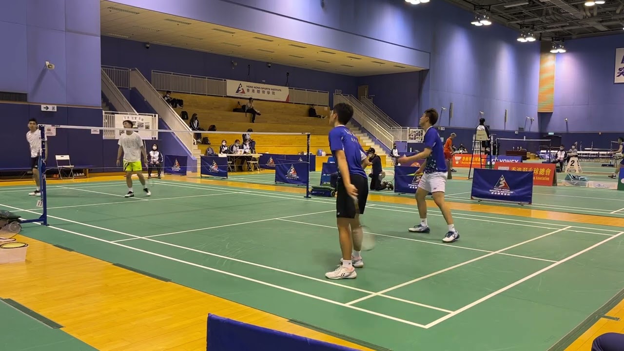 2022全港羽毛球錦標賽-高級組 男子雙打  劉善熹/楊銘諾 vs 鄧俊文/何煒麟 （2）