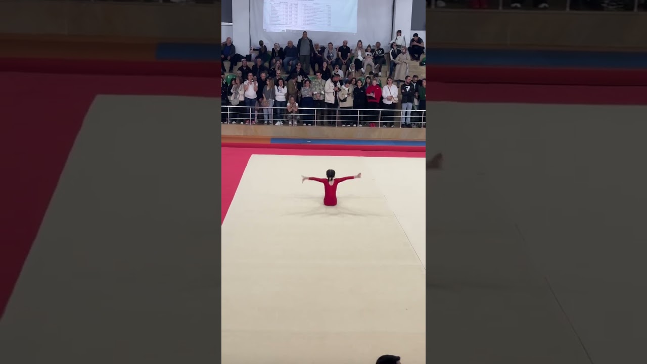 Artistik Cimnastik Minik B Yer Serisi hareketleri 2024 İstanbul Yarışması