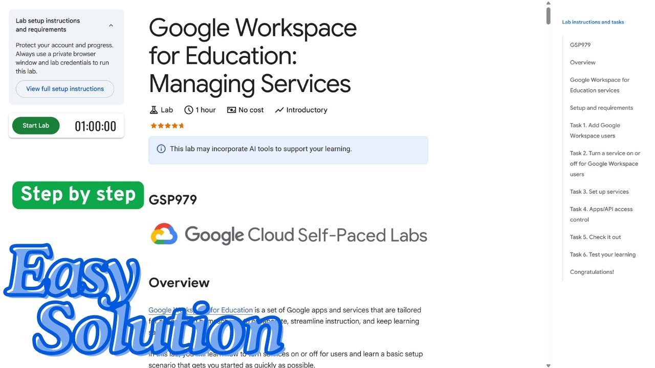 Google Workspace for Education: Managing Services | #GSP979 | #qwiklabs | #arcade | #solution