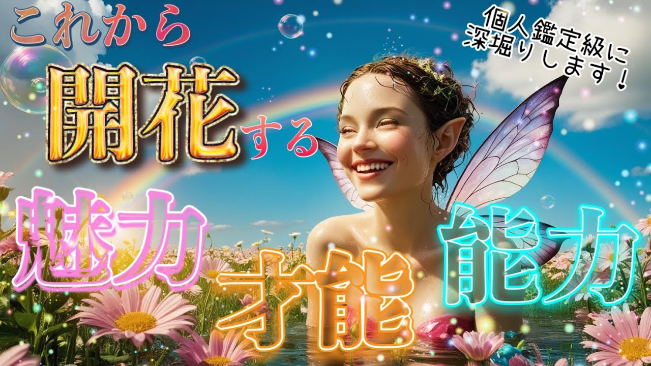 【超大作🌺】とある選択肢で号泣😢&大爆笑⁉️😂これから開花する魅力🧡才能💛能力🩵リーディング中に既に開花する方も続出するレボリューションが😂😂✨✨［タロット占い・オラクルカード・カードリーディング］