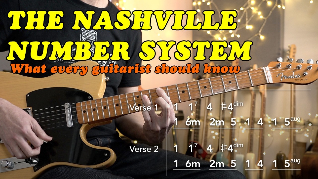 The Nashville Number System Explained (A Complete Guide for Guitarists)