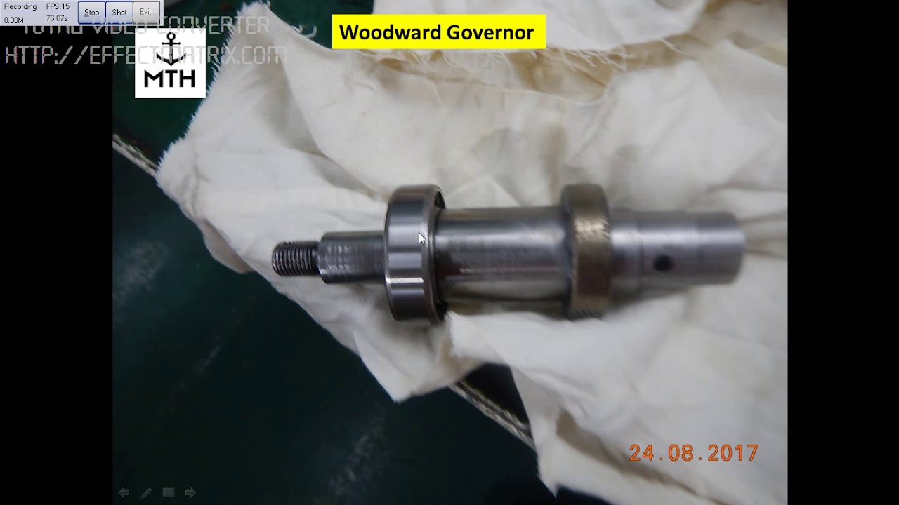 How To: Change Woodward Governor For Aux Engine?