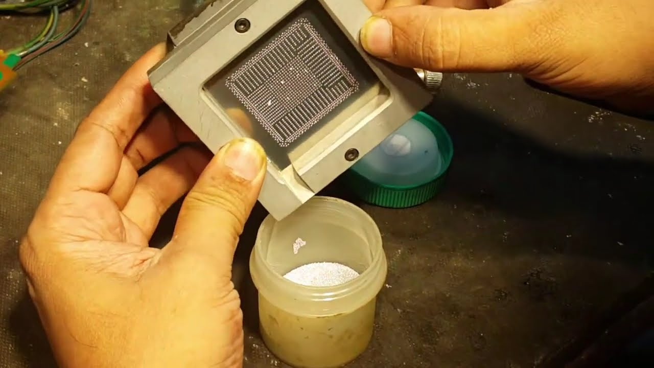 How to Reball a Processor - GPU -