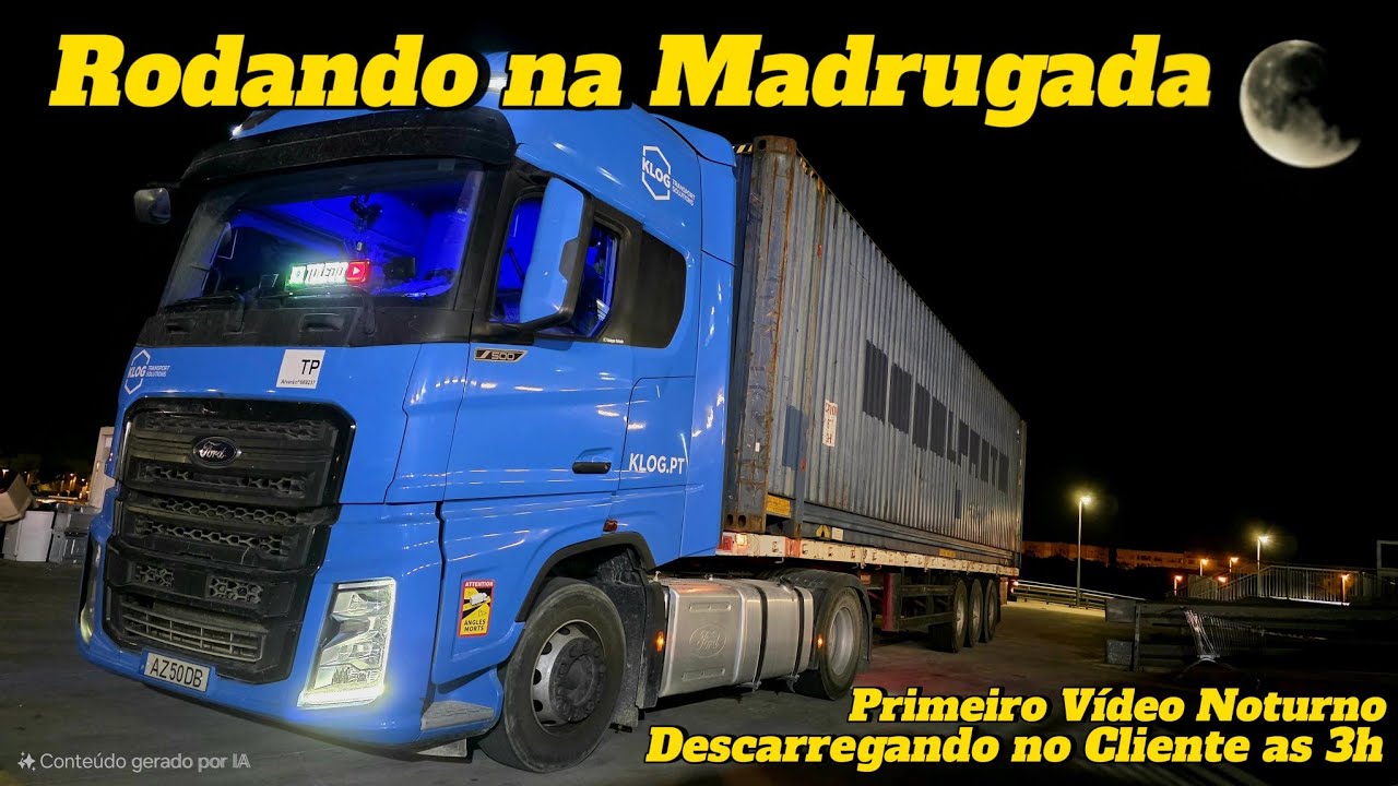 Primeiro Vídeo Noturno, Rodando na Madrugada na Espanha 🇪🇦