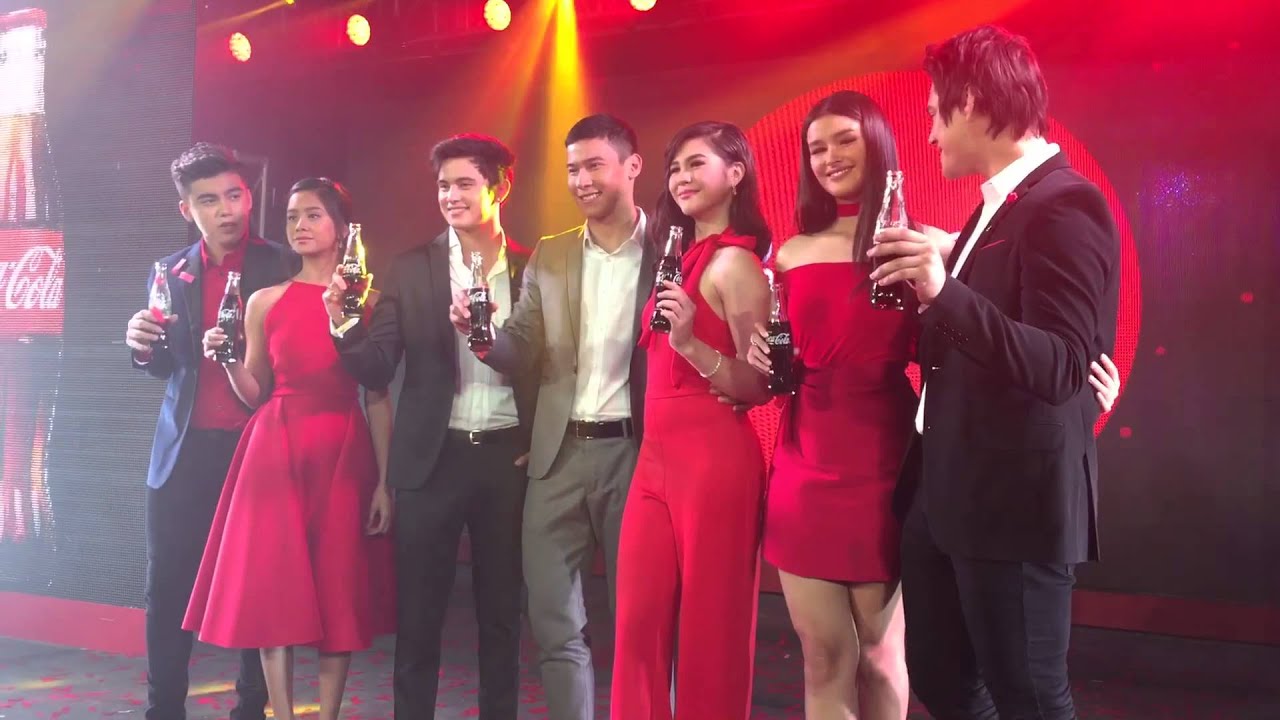 Coke ambassadors: BaiLona, James Reid, Enchong Dee, Janella and LizQuen