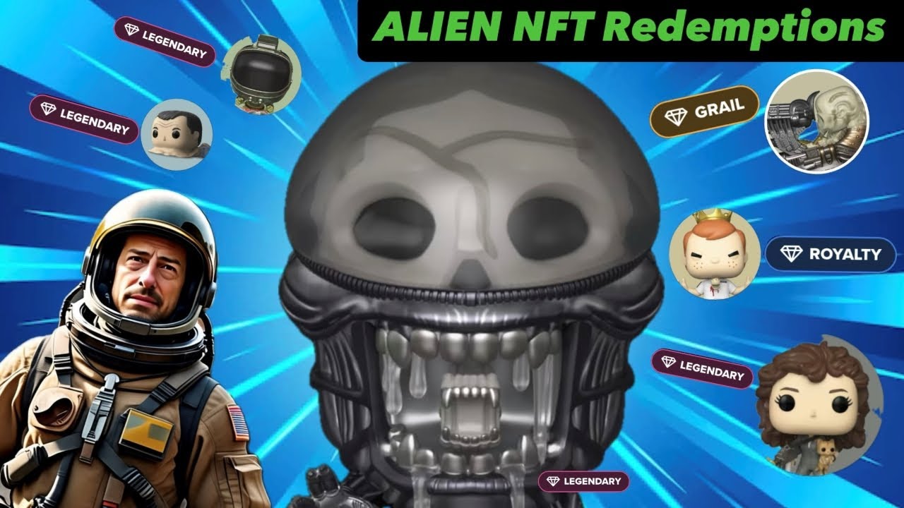 ALIEN Series 1 NFT Redeemables Unboxing Episode 