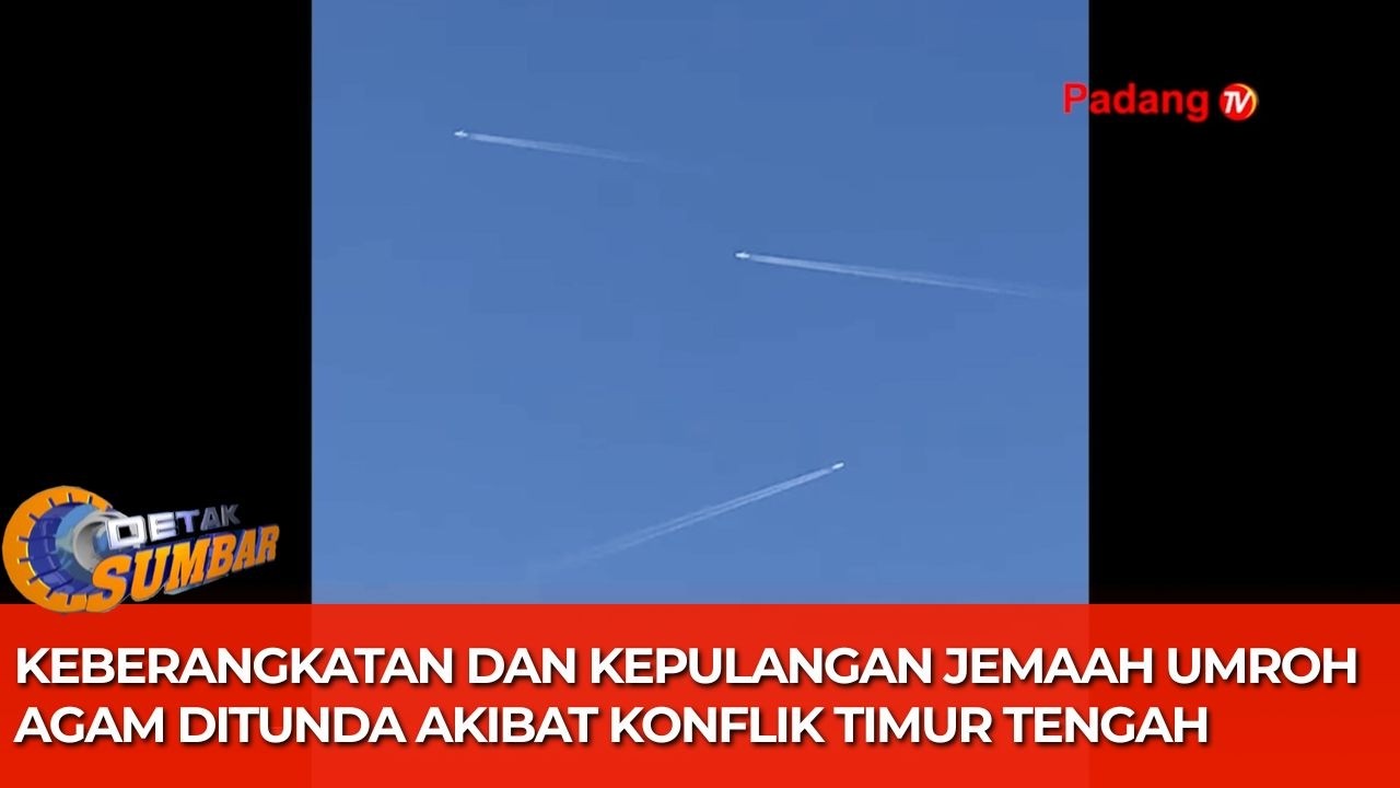 Keberangkatan dan Kepulangan Jemaah Umroh Agam Ditunda Akibat Konflik Timur Tengah