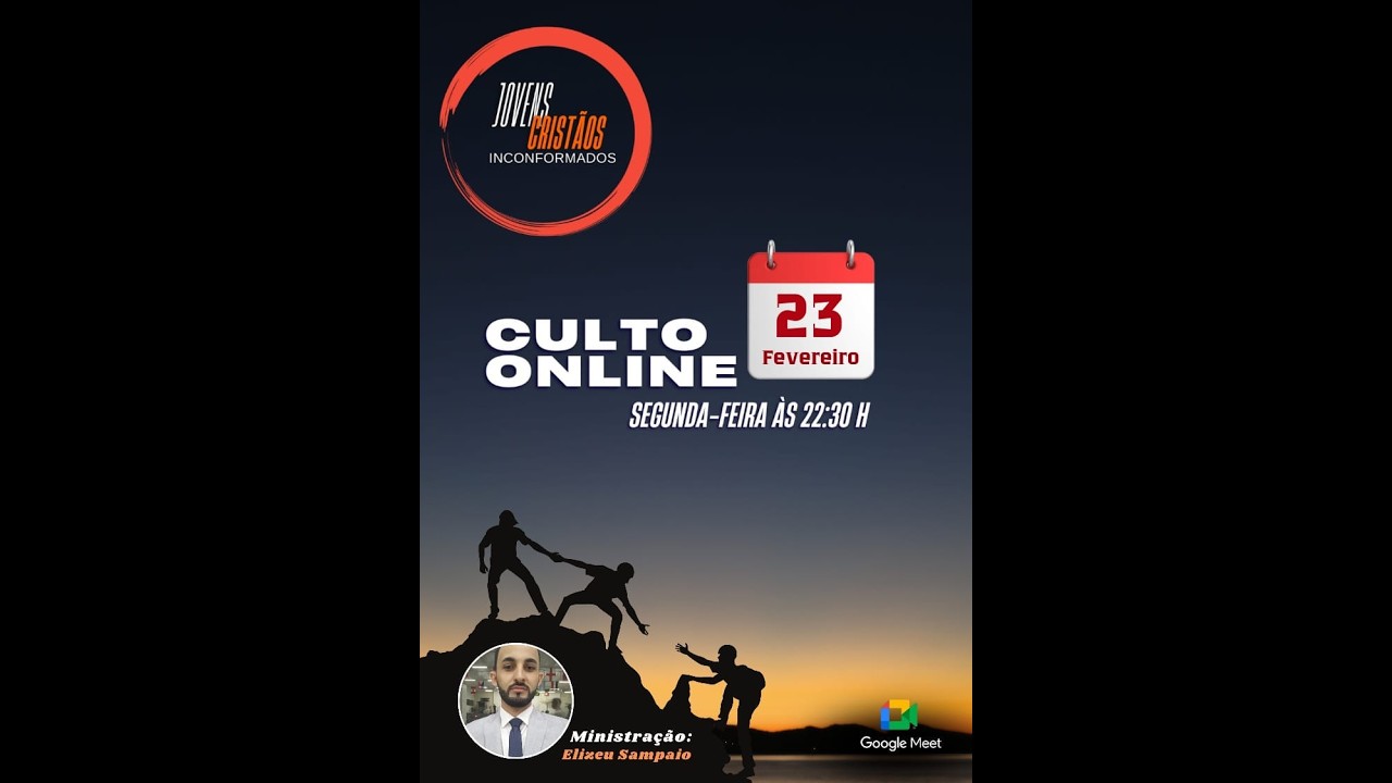 Culto Online JCI - 23 de Fevereiro de 2026 #fe #edificaçãoespiritual