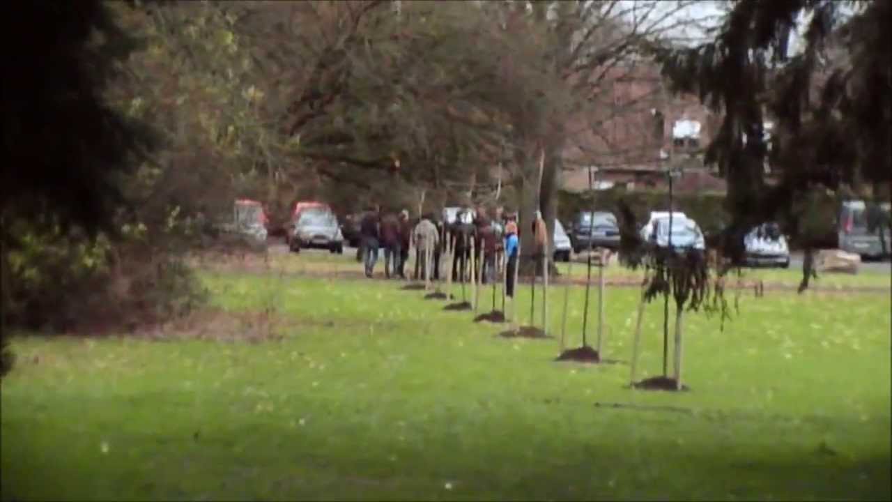 Ebénisterie Saint-Luc Tournai inauguration 125 ans plantation de 25 arbres