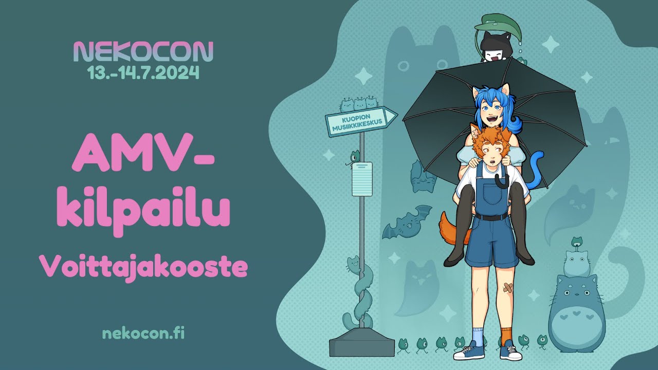 Nekocon 2024 - AMV-kisojen voittajakoostevideo