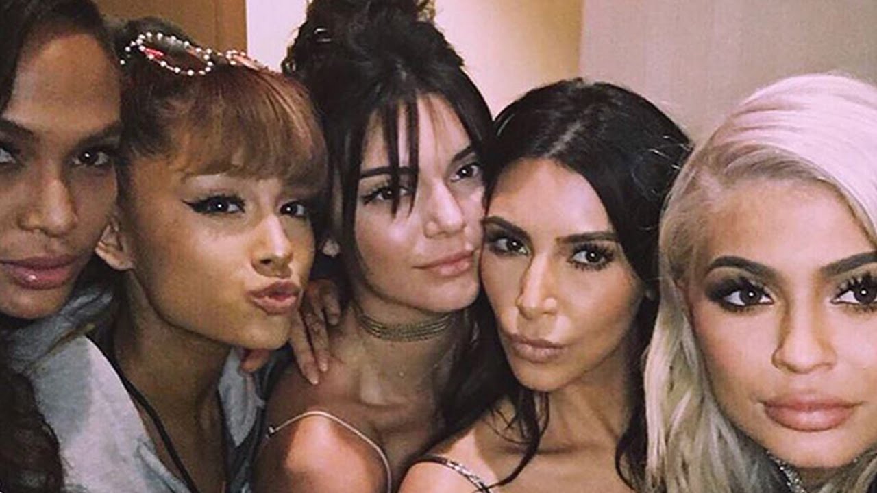 Ariana Grande Dances With Kim, Kendall & Kylie At Kanye West Pablo Tour