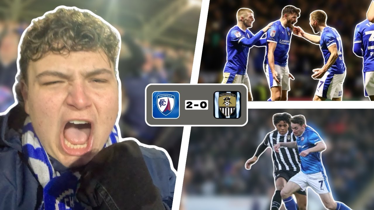BOXING DAY BRILLIANCE AS CHESTERFIELD PUT NOTTS TO BED IN LOCAL DERBY! Chesterfield 2-0 Notts County