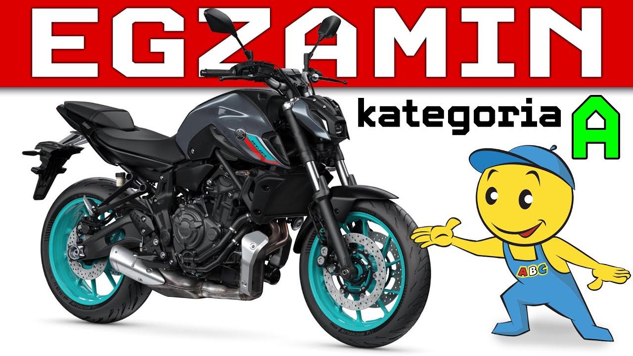 EGZAMIN KAT. A - YAMAHA MT-07 - PRZYGOTOWANIE DO JAZDY na kategorie A - WORD - PRAWO JAZDY NA MOTO
