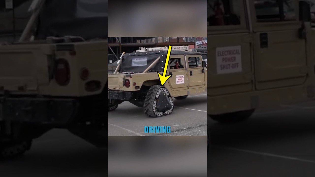 Футуристические колеса, меняющие форму