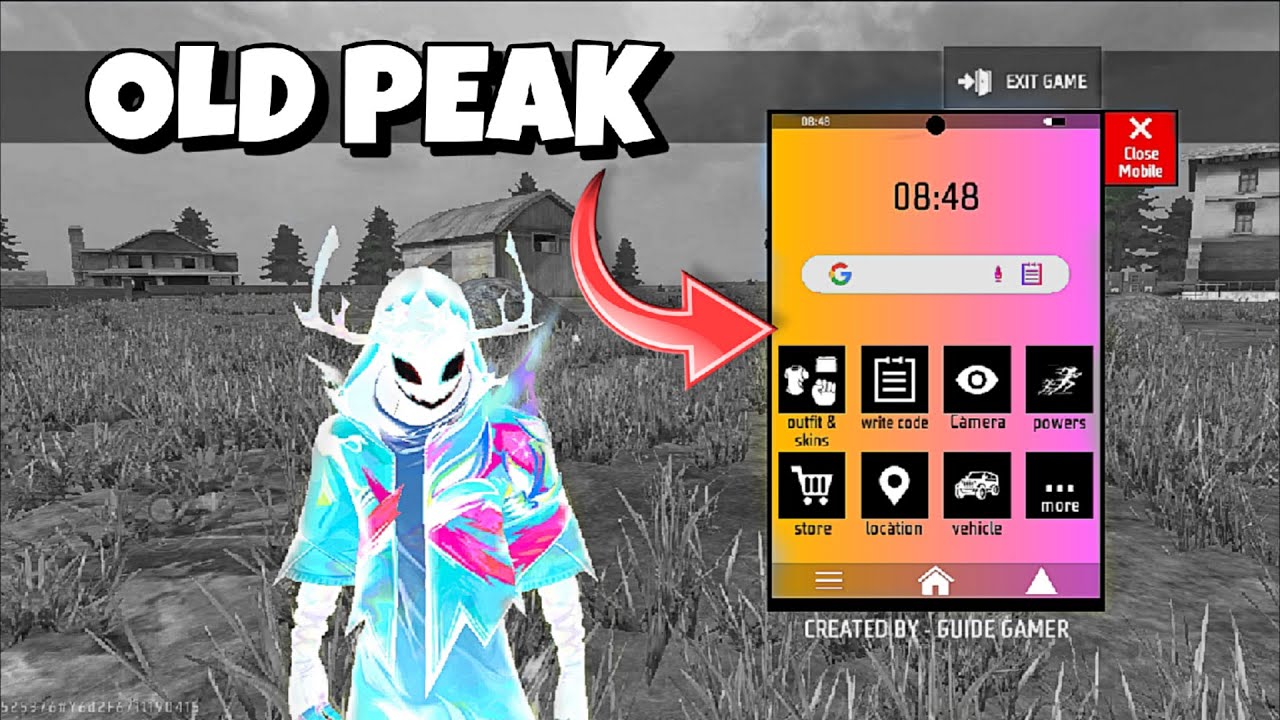 OLD PEAK 😱 ALL IN ONE NEW PASSWORD 🔐| GUIDE GAMER #craftland #freefire
