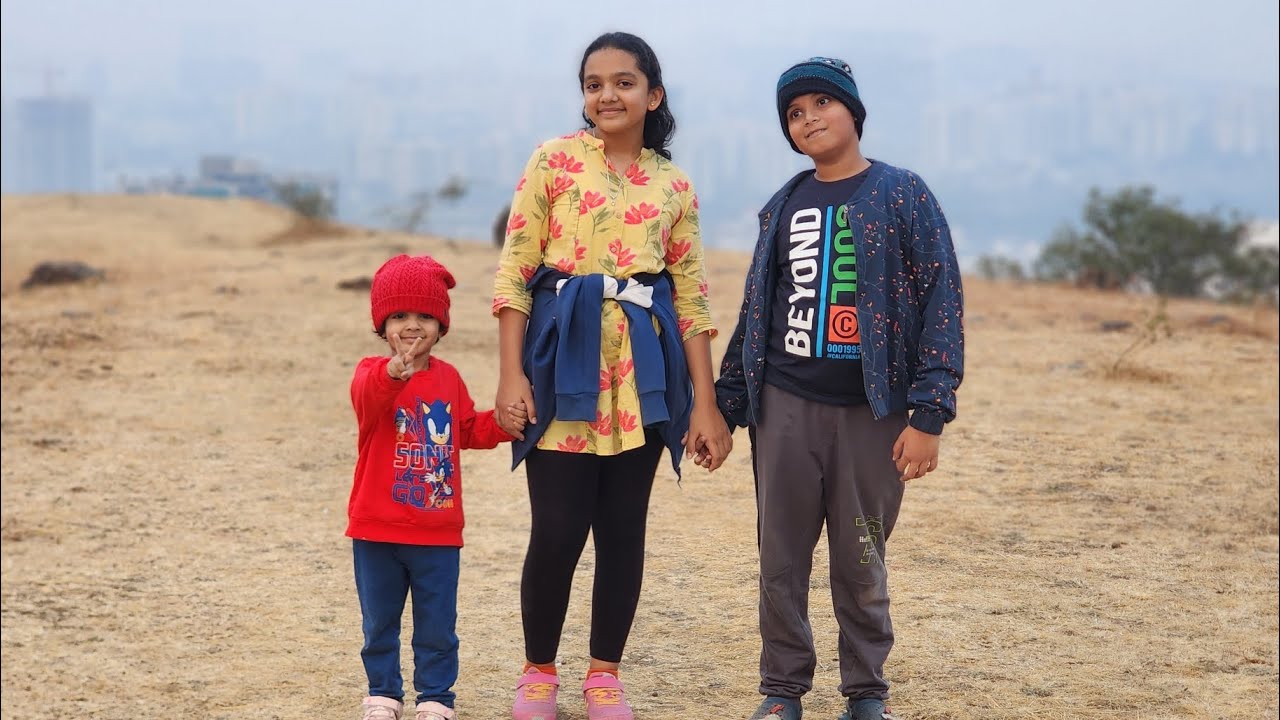 Aayat, Kiaan & Samaira to Pune tekdi, January 2026