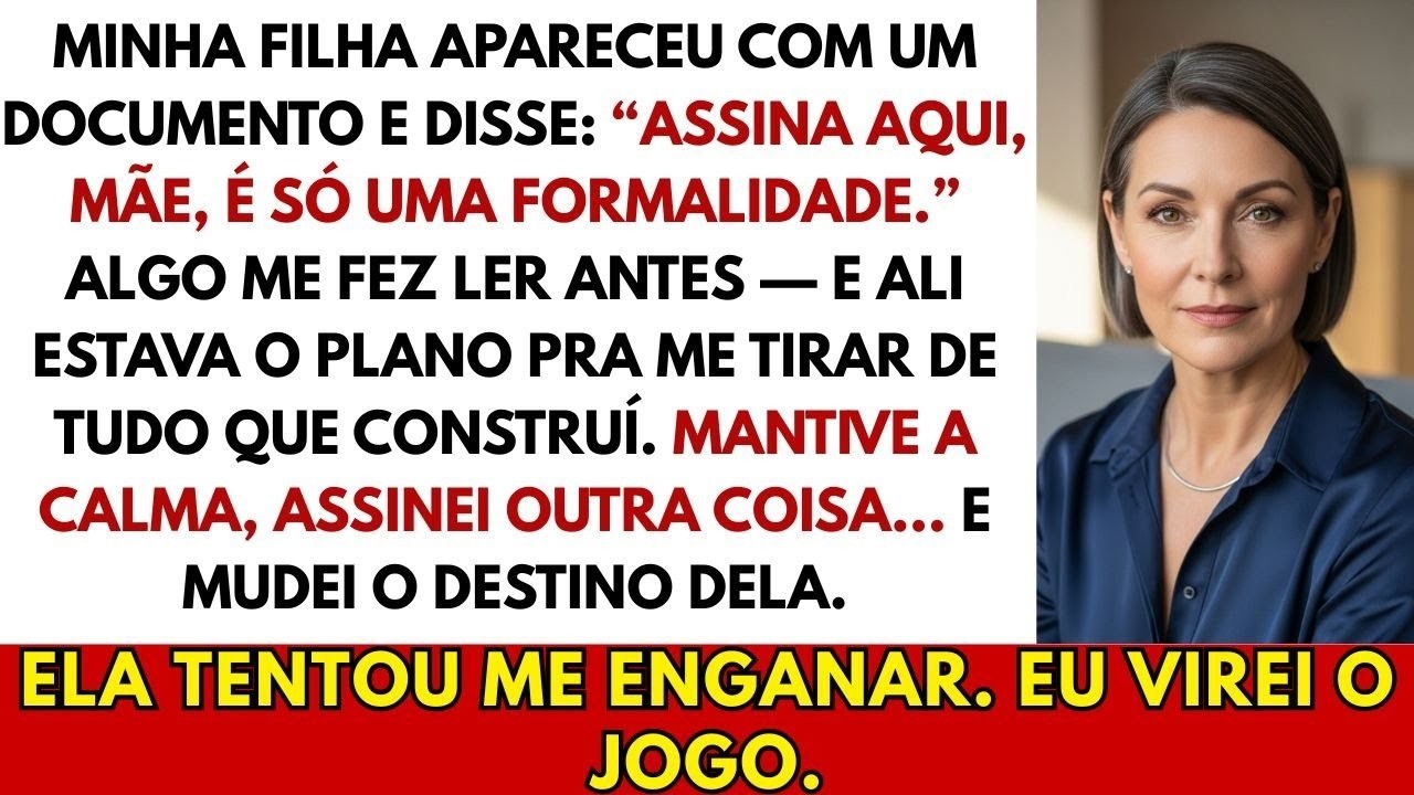Minha filha disse: ‘Assina aqui’ — eu li a tempo e virei o jogo