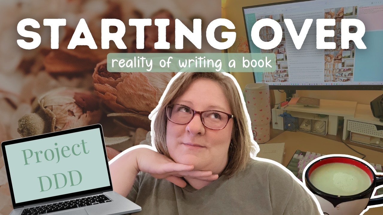 Начинаю заново писать свою романтическую книгу 💕 | Видеоблог о писательстве ☕