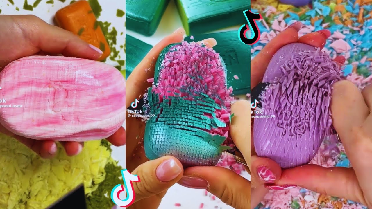 🧼✨ Satisfying Soap Cutting ASMR TikTok Compilation | Relaxing & Must-See Clips 🔪💖