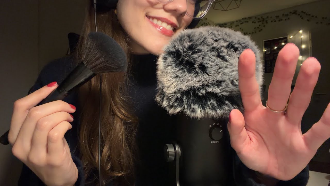 ASMR | lots of personal attention & clicky whispers🫧(visual triggers like face brushing, scratching)