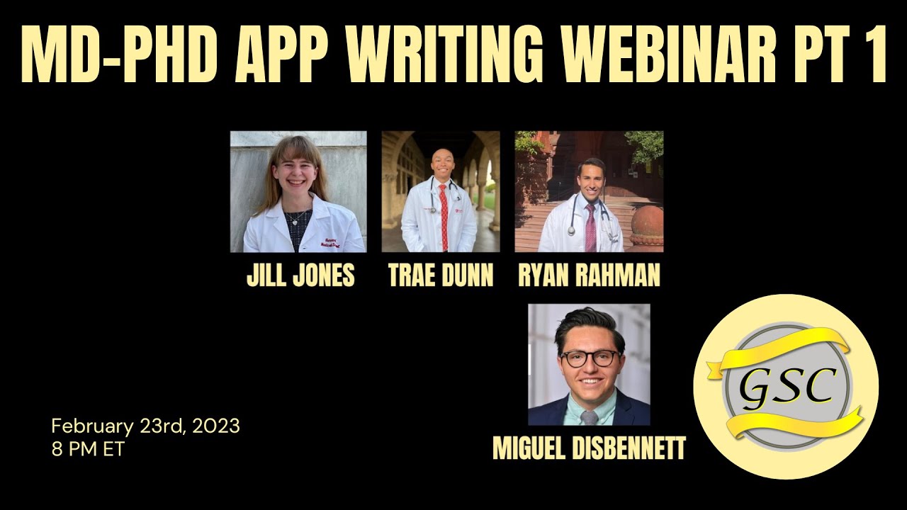 Goldwater Scholars Give Tips on Crafting Your MD-PhD Application