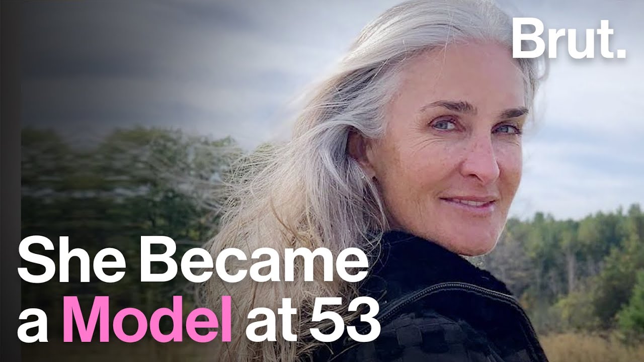 Meet Gray-Haired Model Caroline Labouchere