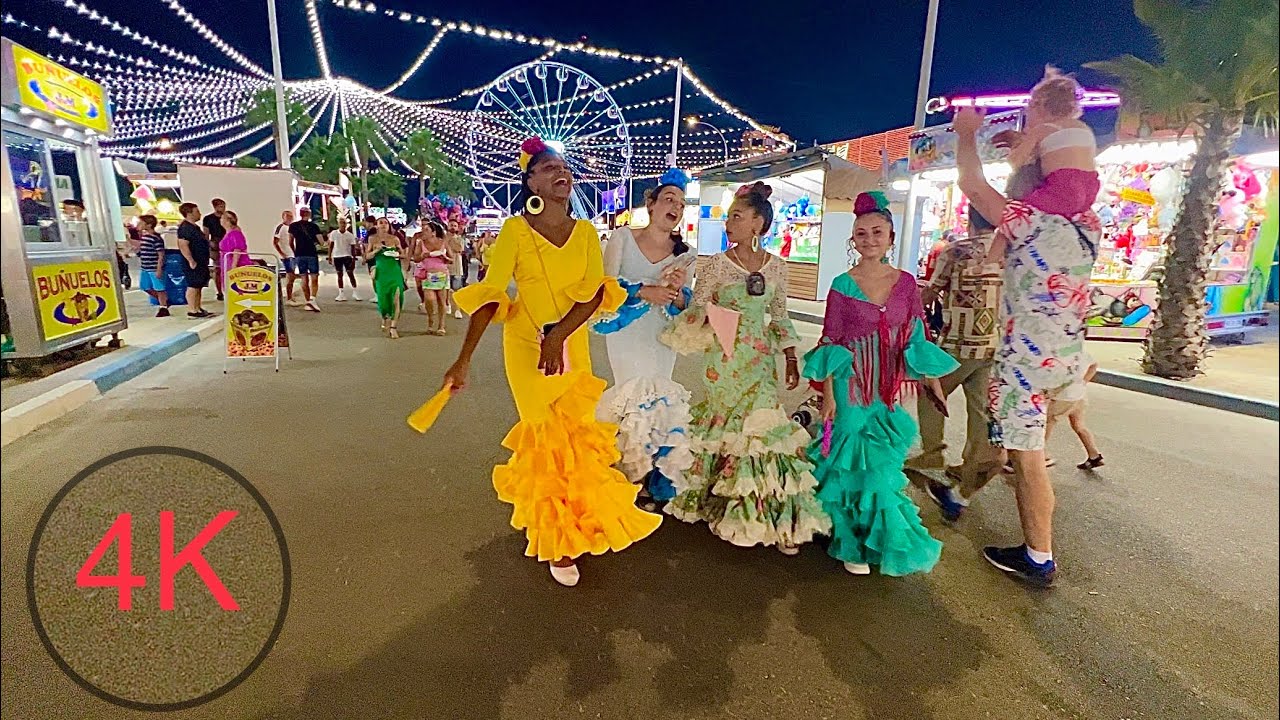 Feria de La Linea 2023, [4K], Walk