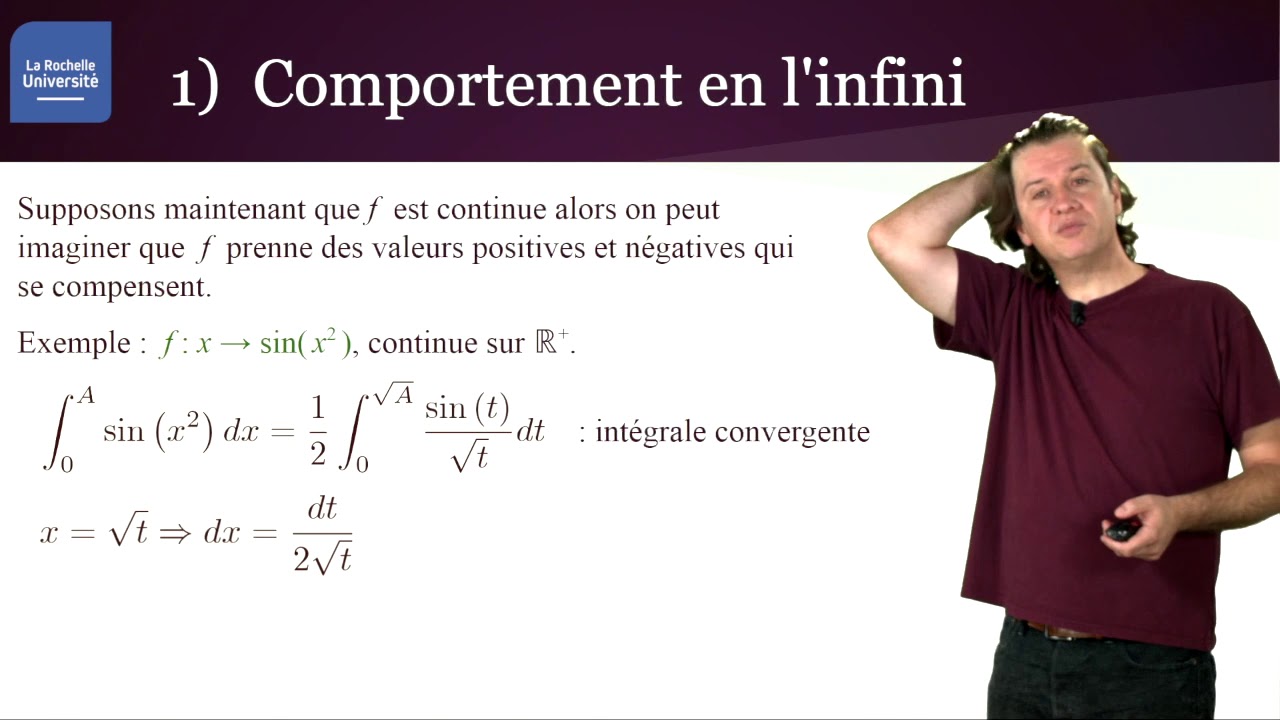 Intégrales généralisées 3/3 : des exemples et contre-exemples à connaître