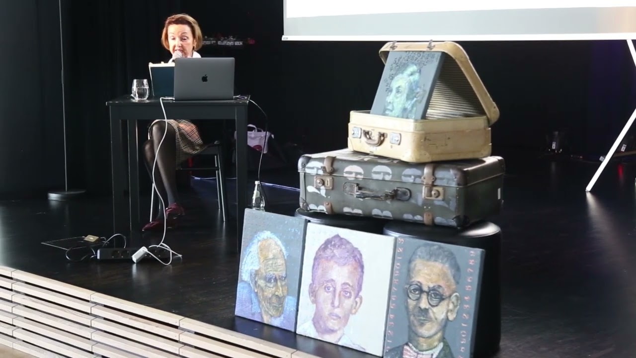 Eva Umlauf, une des plus jeunes survivantes d'Auschwitz, t&eacute;moigne lors du projet 