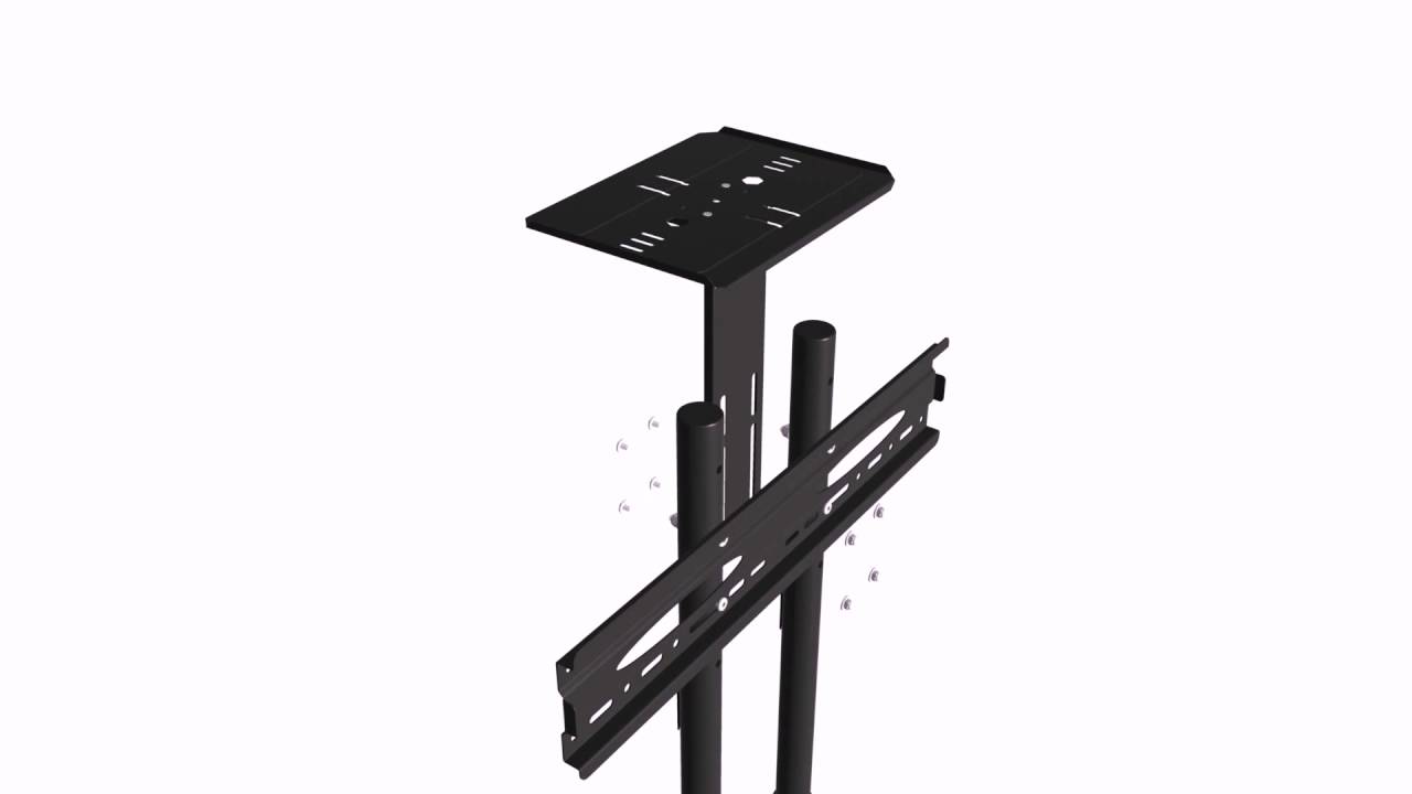 Wielofunkcyjny Stojak/W&oacute;zek TV Z P&oacute;łką Dla Kamery ITECHmount T1028B