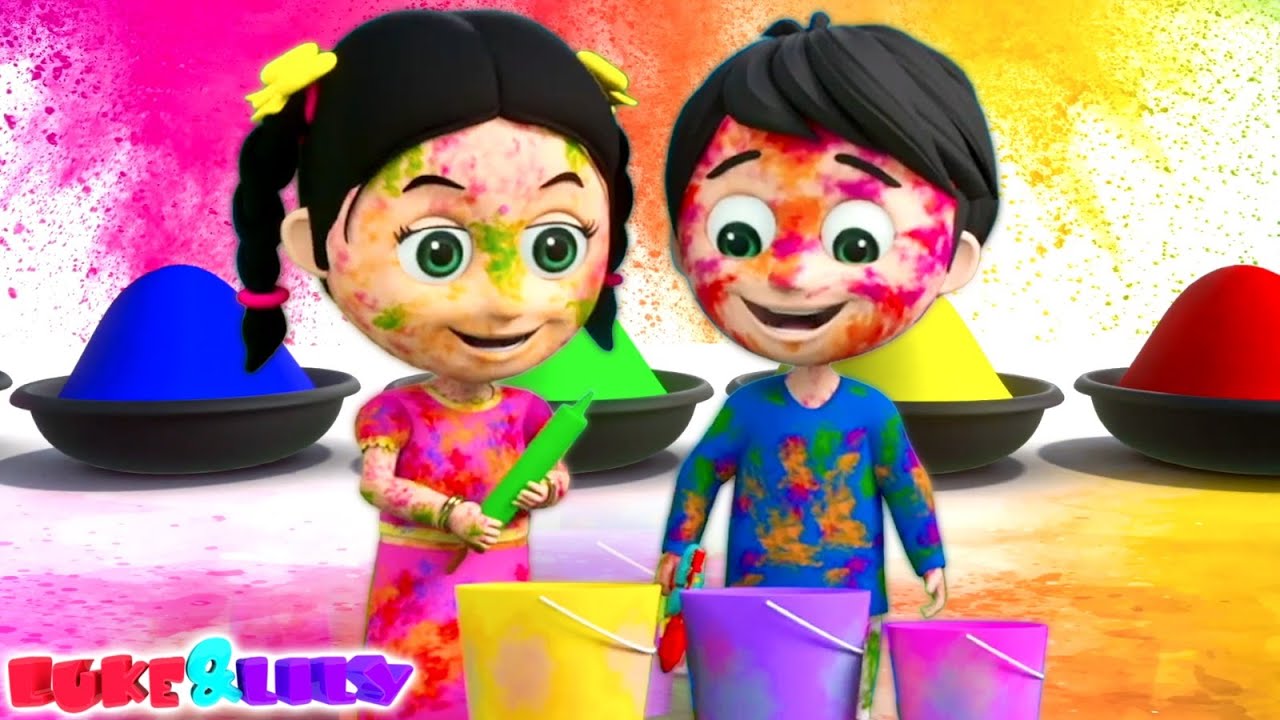 Holi Hai Kal Dadaji Holi Hai, होली है कल दादाजी होली है, Festival Rhymes For Kids