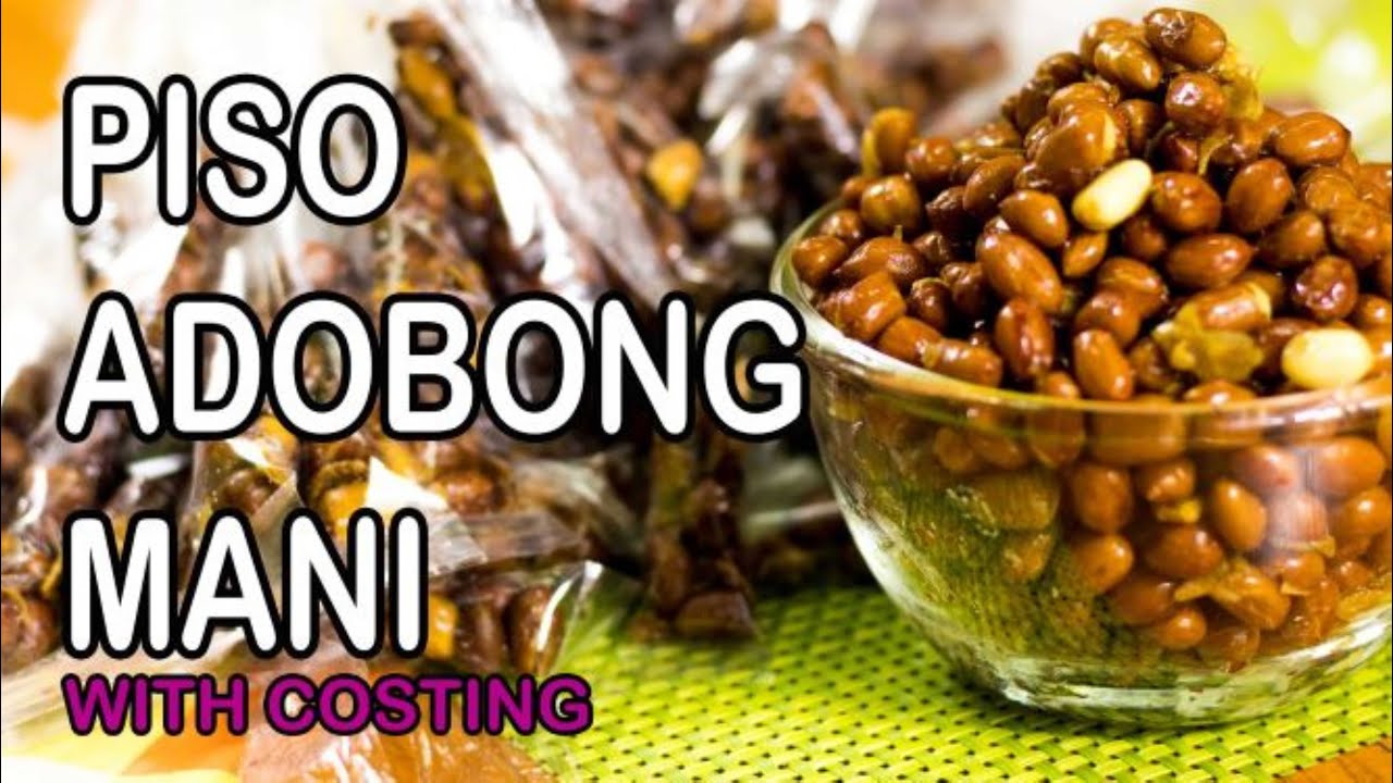 TIG PISO ADOBONG MANI BUSINESS RECIPE | WITH COSTING