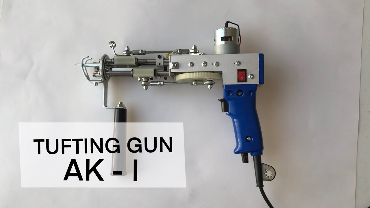 Usando TUFTING GUN modelo AK - Mi experiencia