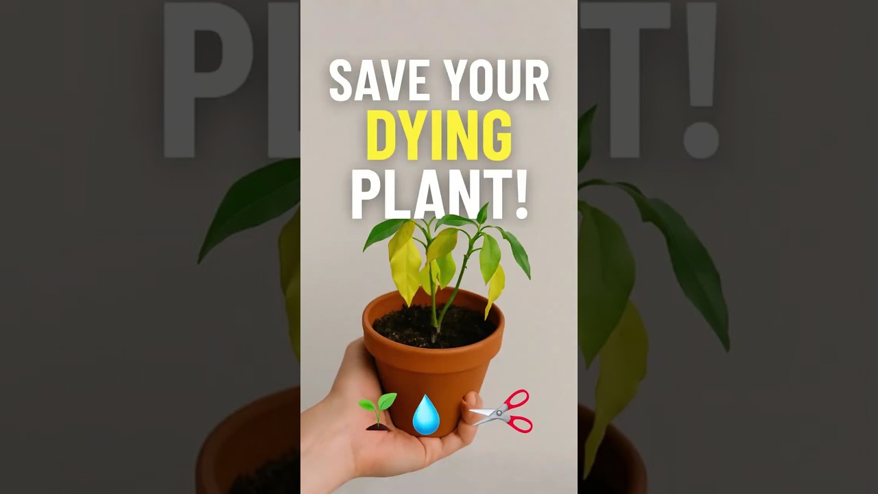 Revive Your Dying Indoor Plant in 3 Easy Steps!