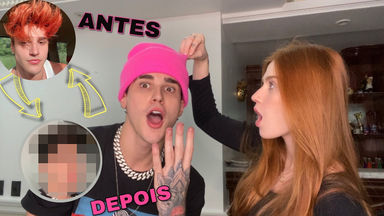 Minha NAMORADA pintou meu Cabelo as 2 da MANHÃ !! 😱