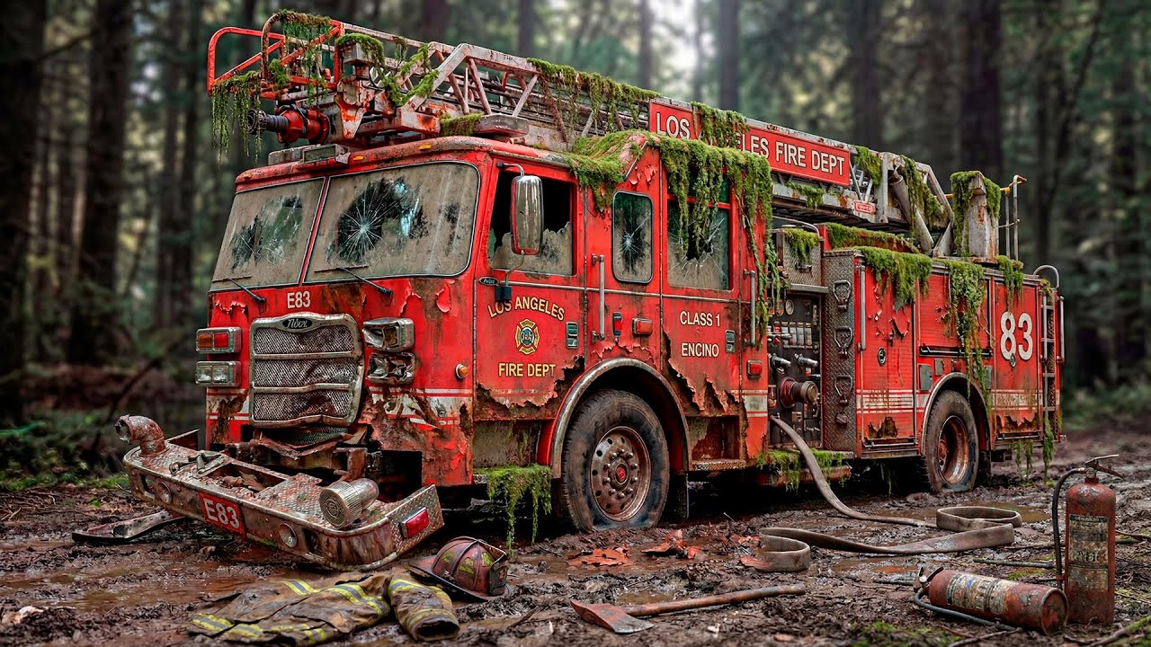 Restoration of Abandoned FIRE TRUCK | Fully Restore OLD FIRE RIG FORGOTTEN For 50 Years
