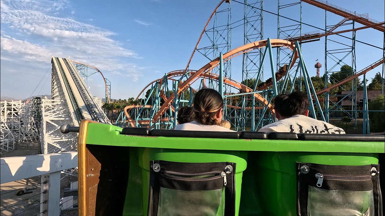 Twisted Colossus Six Flags Magic Mountain 4K 60FPS Linear + Horizon Locked