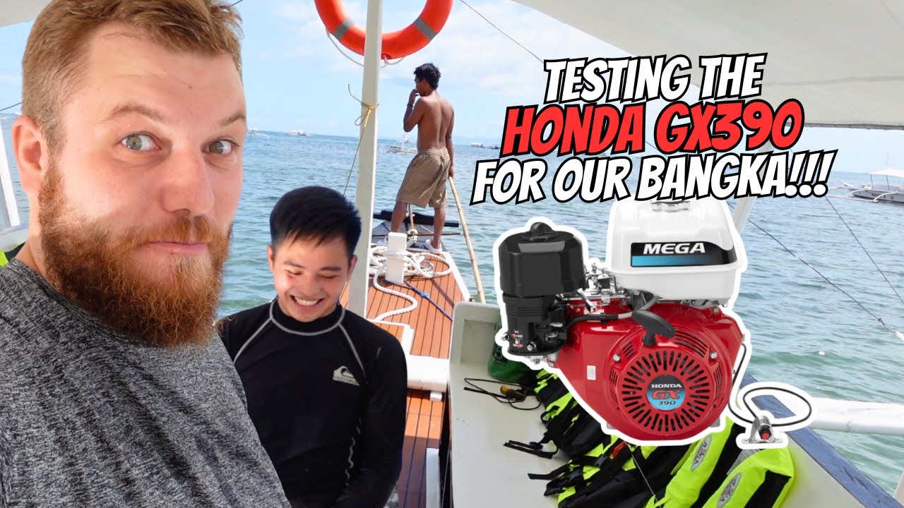 BANGKA UPGRADE: Honda GX390 18HP Engine Test and First Review / The Crowns Vlog