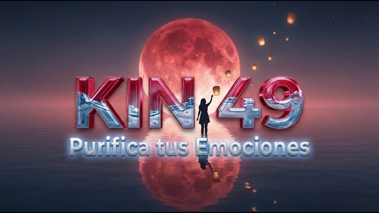 Deja Fluir tus Emociones 🌊 KIN 49 Luna Planetaria Roja  Música de Purificación