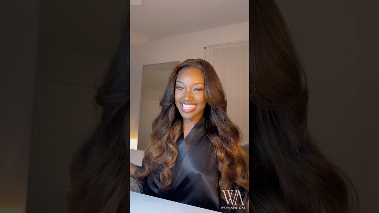 Unbox Soft Glam in Seconds&hellip; effortlessly 🥂 #wowafrican #preeverythingwig #ombrehair #softwaves