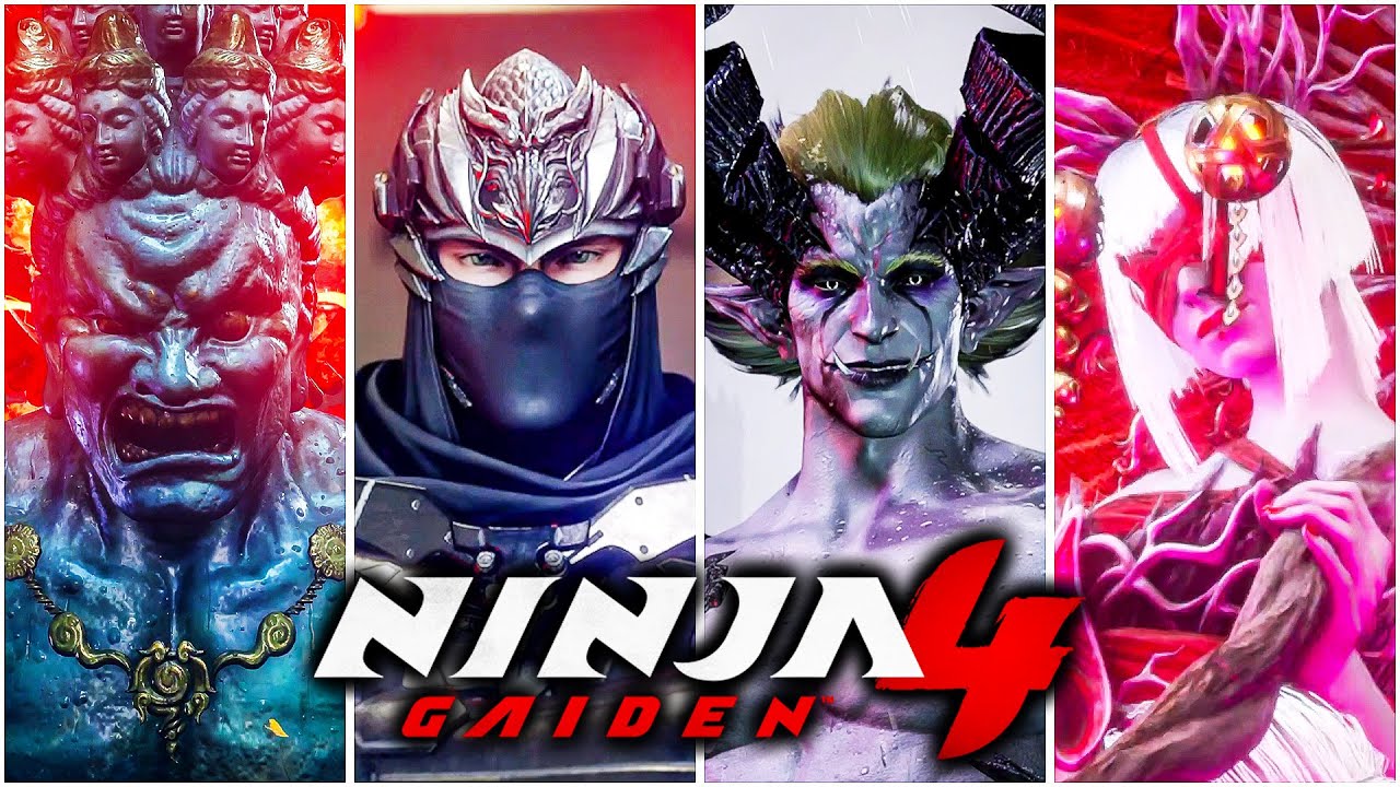 Ninja Gaiden 4 - All Bosses & Ending