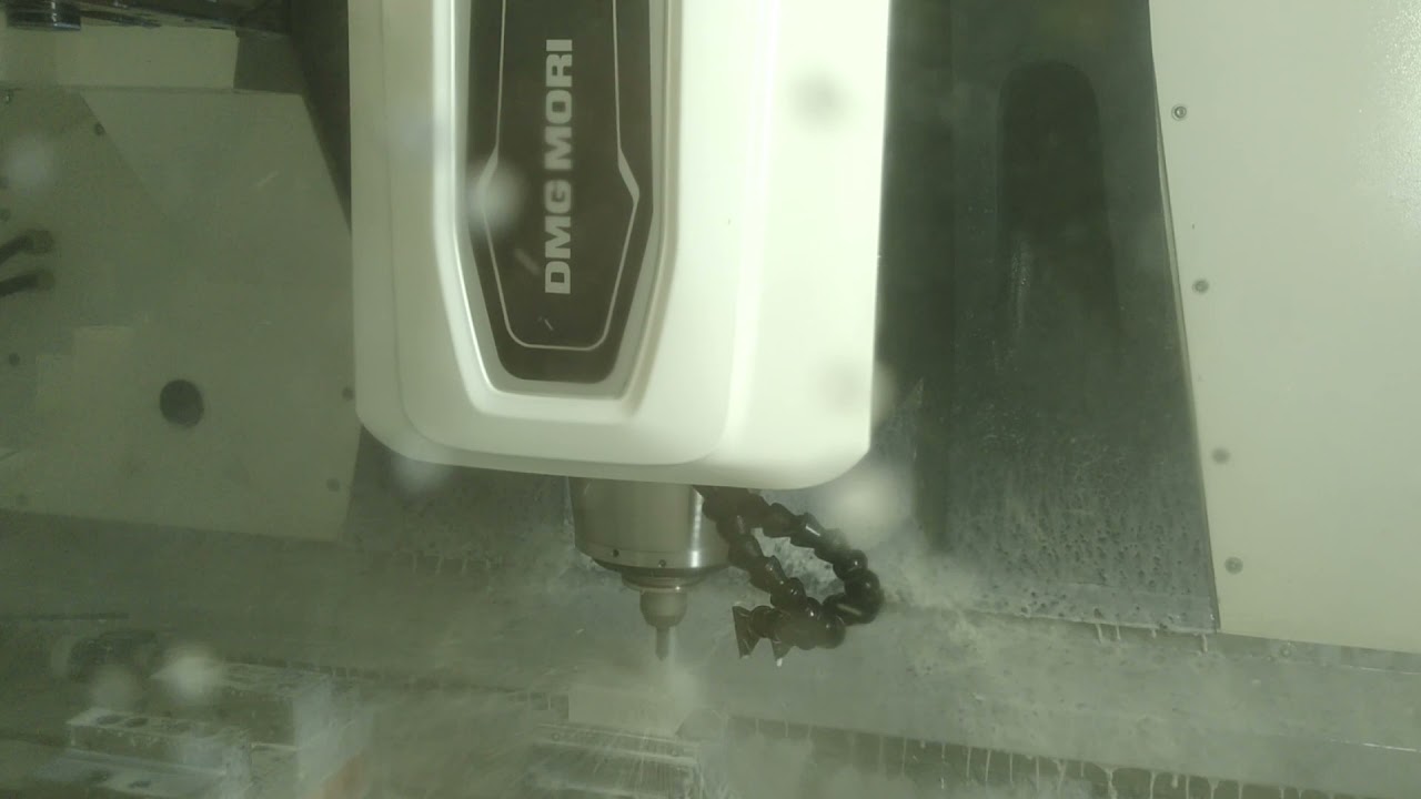 Some random milling on a DMG Mori CMX 600 V