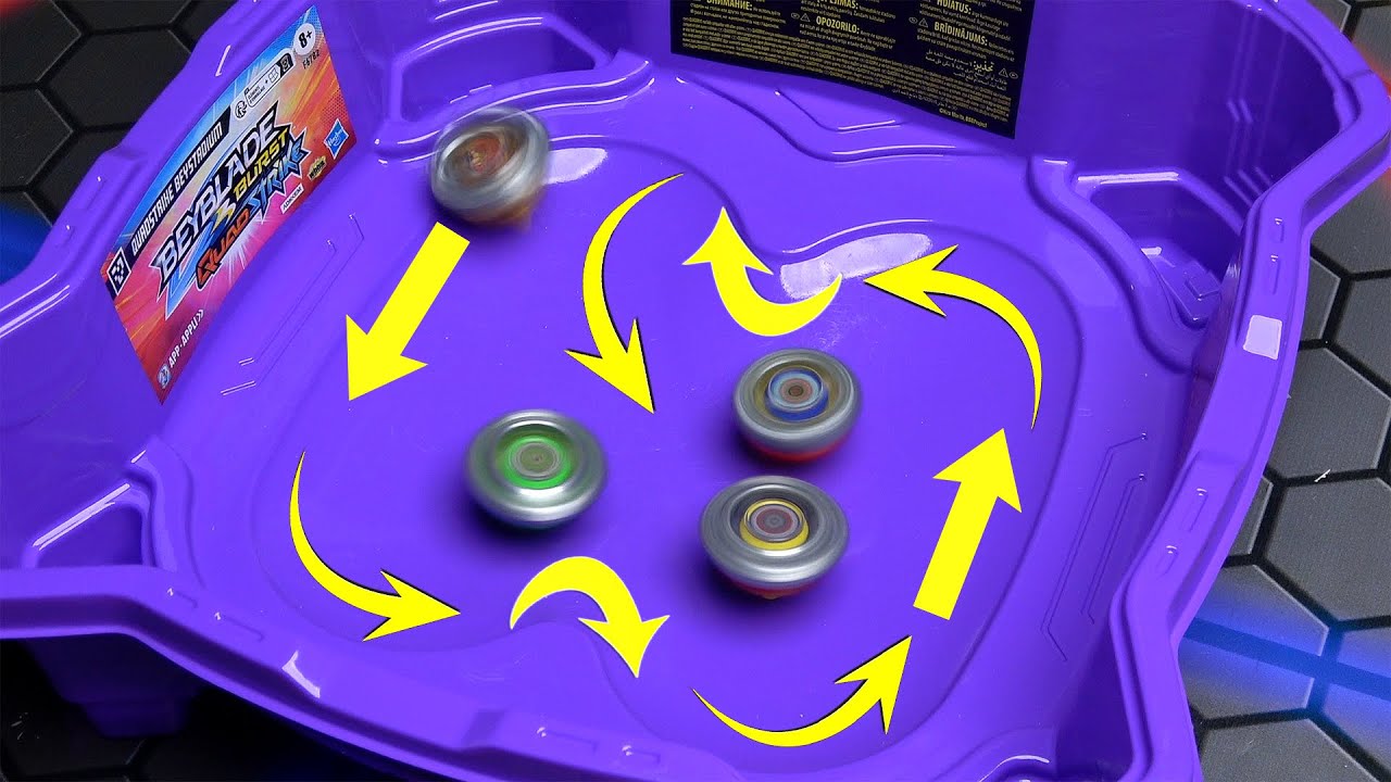 We made BEYBLADE X battle in the QUADSTRIKE STADIUM and this HAPPENED