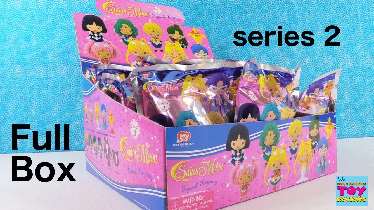 Sailor Moon Series 2 Figural Keyrings Full Set Unboxing Review | PSToyReviews