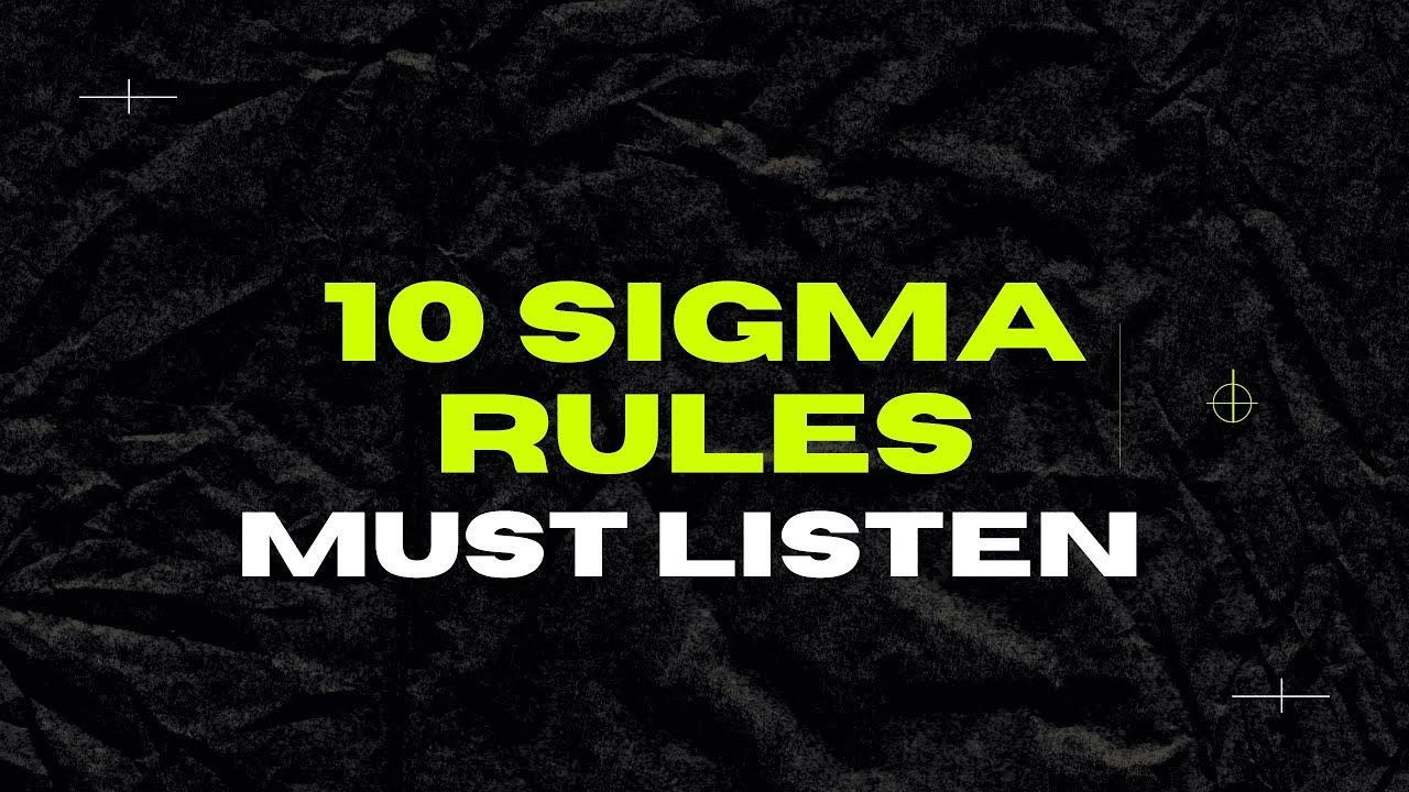 10 Sigma Rules of Strong and Successful Men | Motivation 4 Mentor  | Motivational Speeches