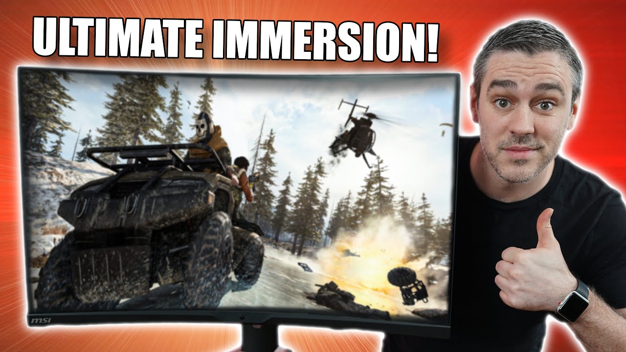 The Most Immersive Gaming Monitor EVER? - MSI MPG Artymis 323CQR | AD
