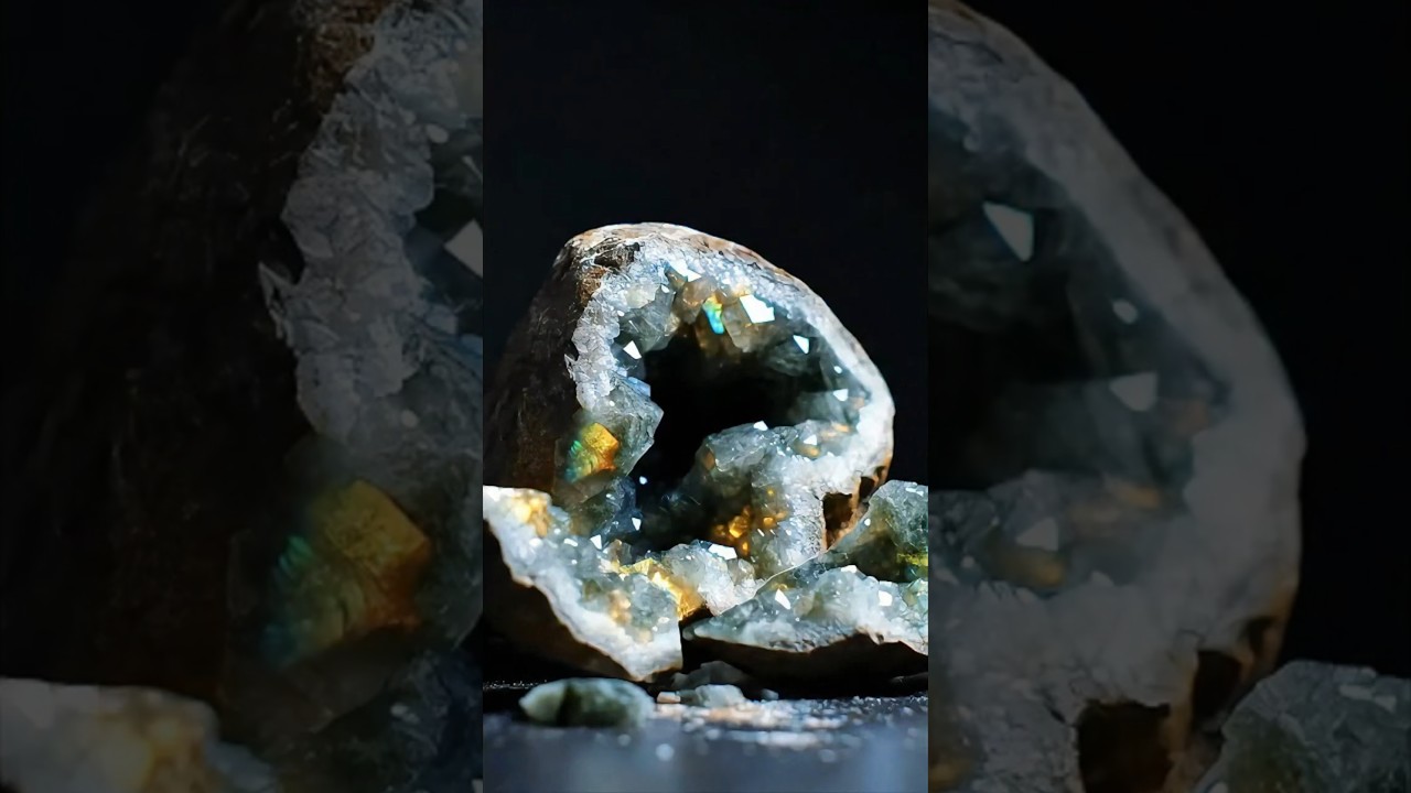 Glittering Diamond Geode | Oddly Satisfying AI ASMR