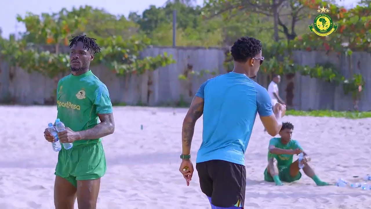 JASHO LIMEVUJA! SHUHUDIA KIKOSI KILIVYOFANYA MAZOEZI YA NGUVU COCO BEACH ASUBUHI