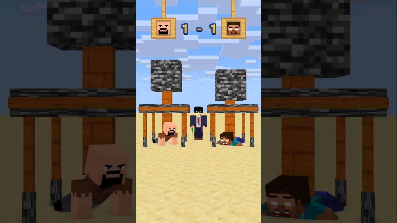 HELP Herobrine To Push Up And Become The Strongest Person #friendship #shorts #trending #anime