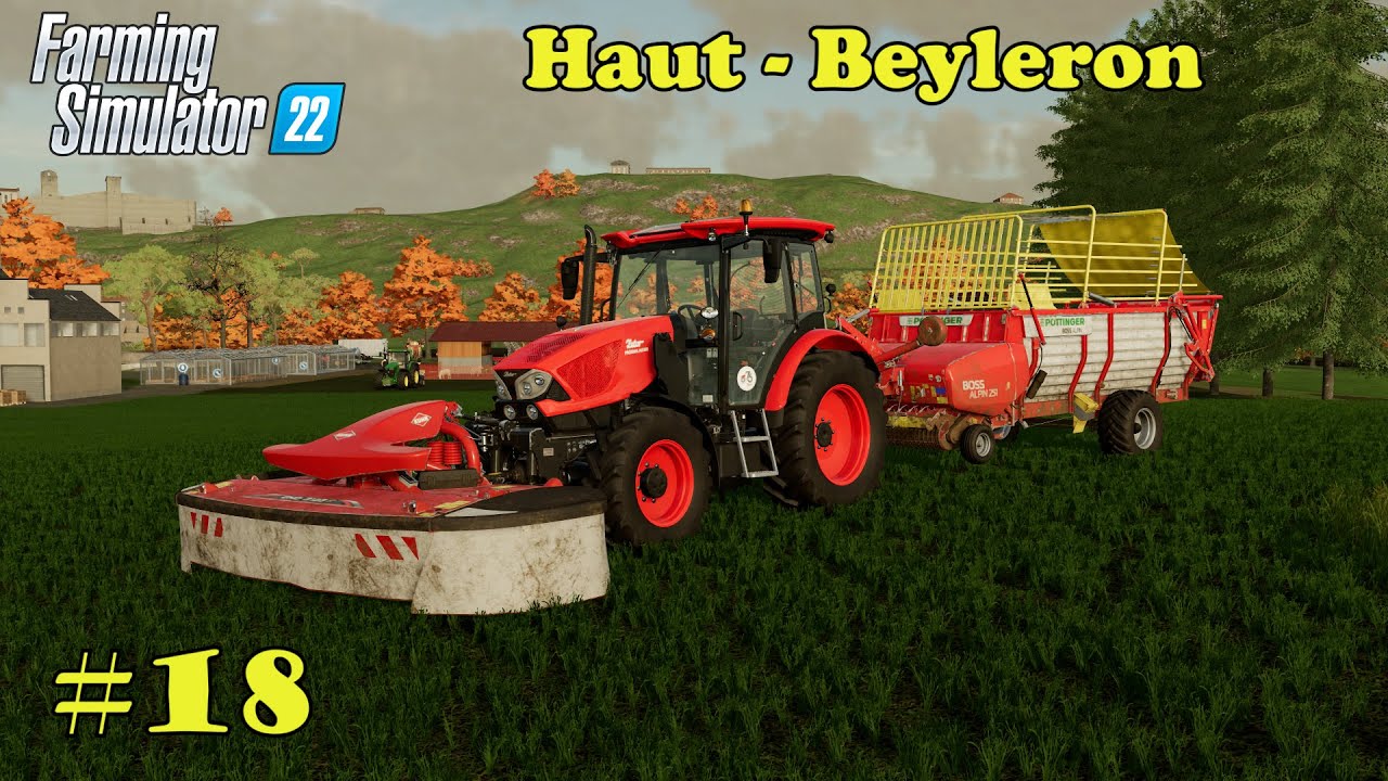 PRODEJ OBLEČENÍ A SEČENÍ LOUKY | Haut-Beyleron | Farming Simulator 22 | CZ/SK #18